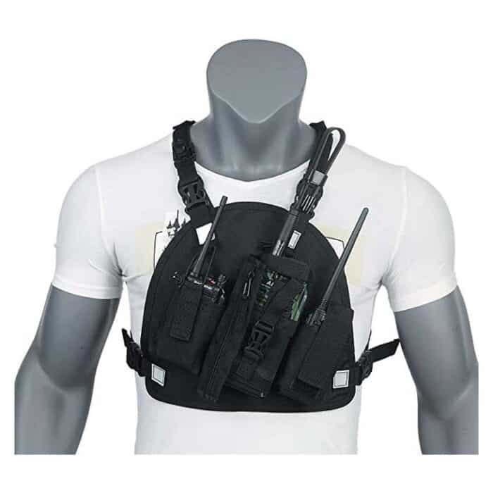 Abbree Front Pack Pouch Holster Vest Rig Powtegic