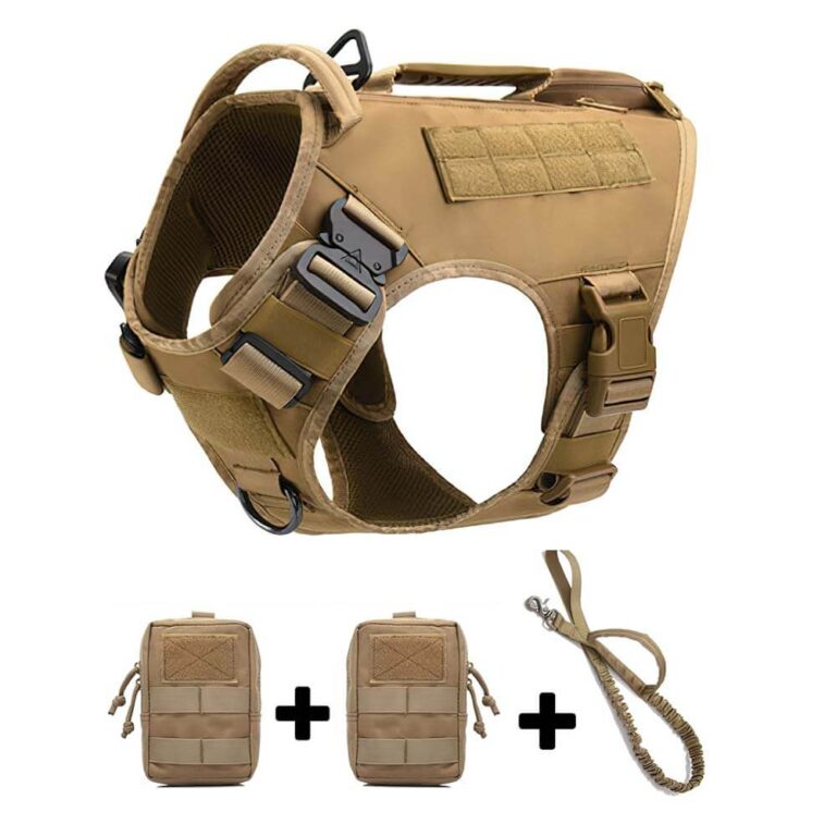 Tactical Molle Cobra Buckle Dog Harness - Powtegic